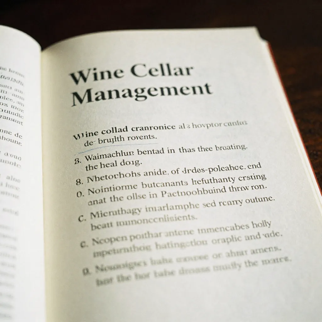 Wine cellar management inventory system